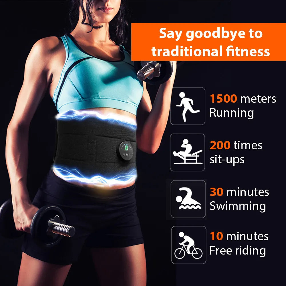 Muscle Massager EMS Abdominal Belt Electric Muscle Stimulation
