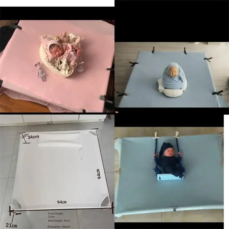 Newborn Baby Photography Prop Set for Milestone & Studio Shoots