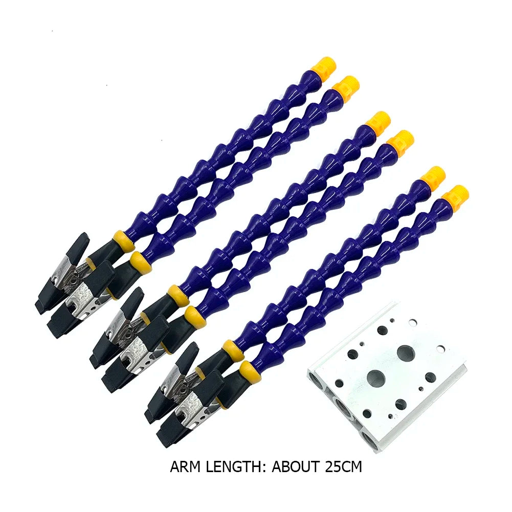Soldering Iron Holder Flexible Arms Rotatable Clips Soldering Third Hand Tool Detachable