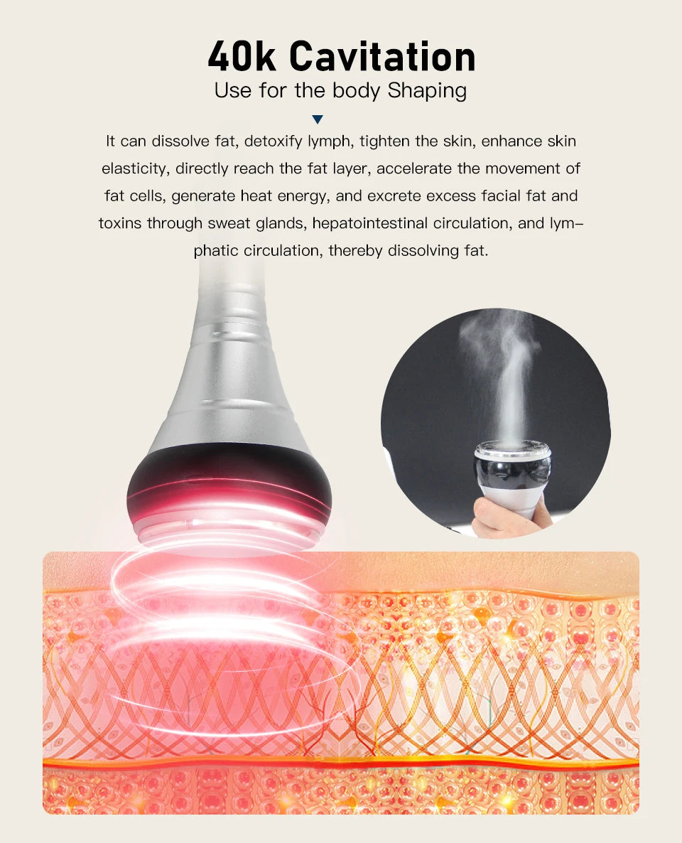 RF Body Massager Machine 3-in-1 40K
