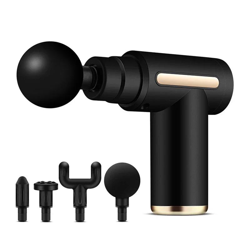 Multifunctional fascia gun massager instrument portable muscle massage