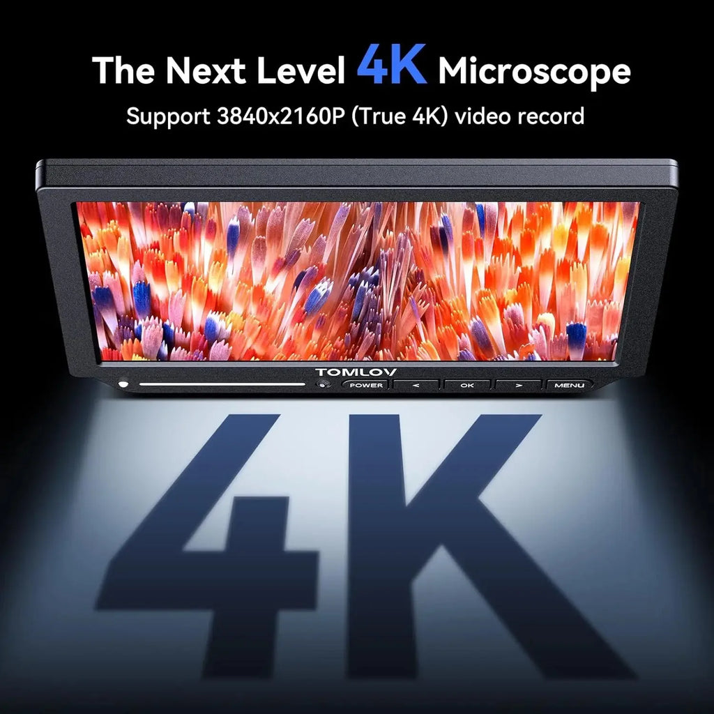 Digital Microscope 2000X TM4K-AF Flex Arm HDMI Electronics PCB 4K Autofocus
