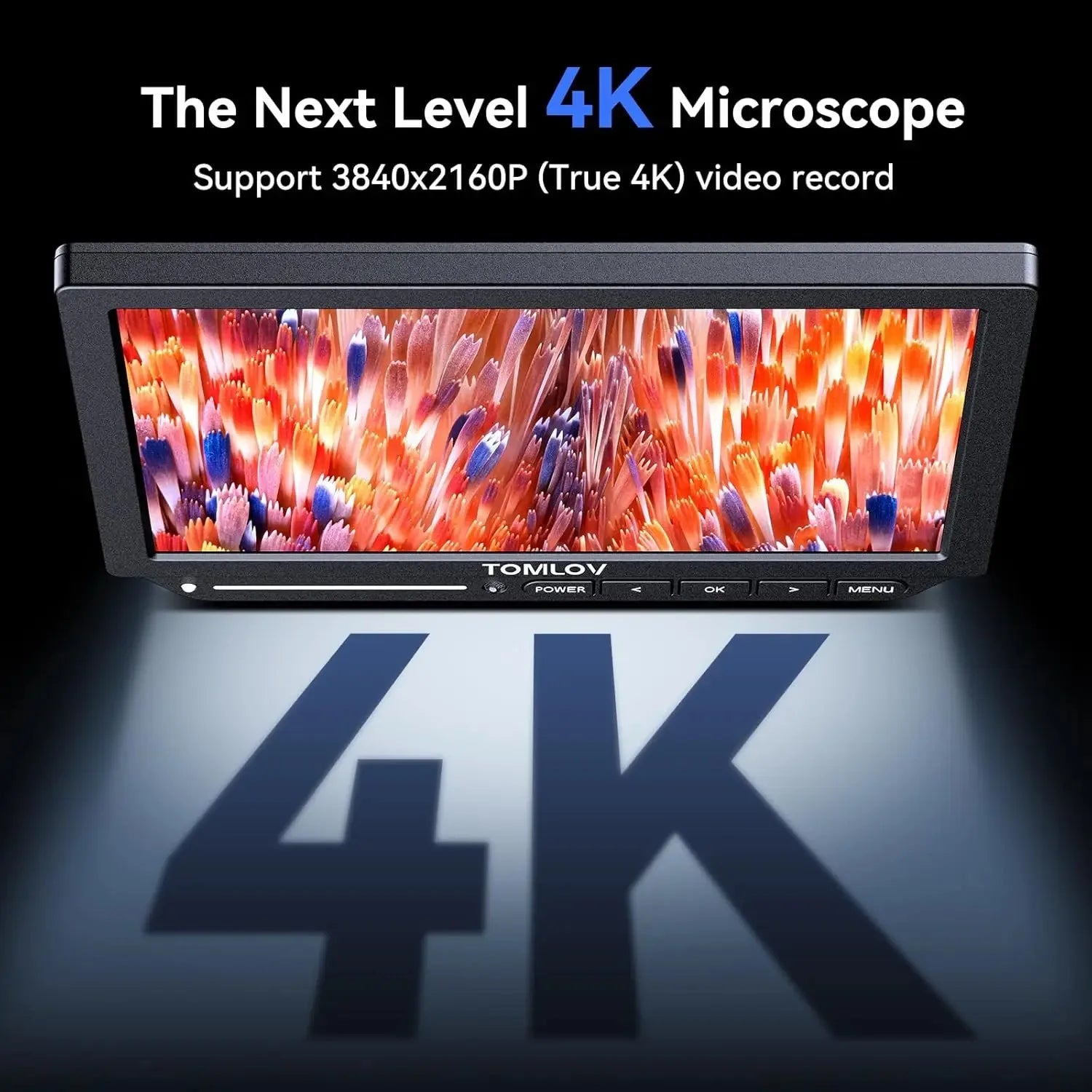 Digital Microscope 2000X TM4K-AF Flex Arm HDMI Electronics PCB 4K Autofocus
