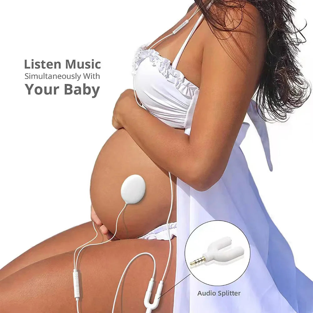Belly Speakers Baby Bump Prenatal Headphones for Women During Pregnancy
