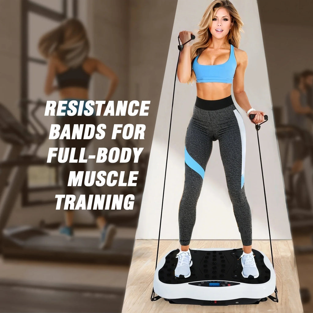 Full-Body Vibration Plate Exercise Machine Equipment Workout 330lbs