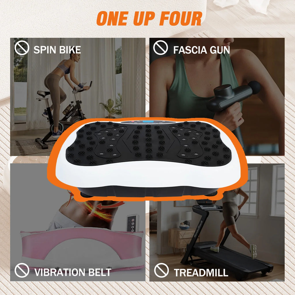 Full-Body Vibration Plate Exercise Machine Equipment Workout 330lbs