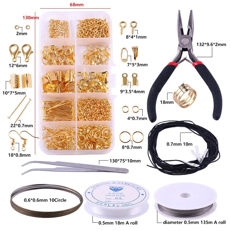 Jewelry Findings Set Jewelry Making Kit Jewelry Findings Starter Kit