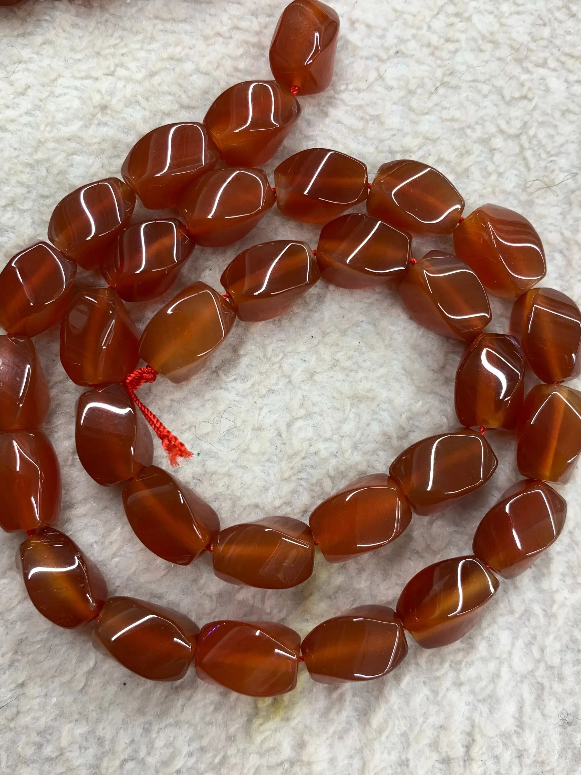 Genuine Natural Round Red Agate Loose Beads Stone Bracelet Gemstone