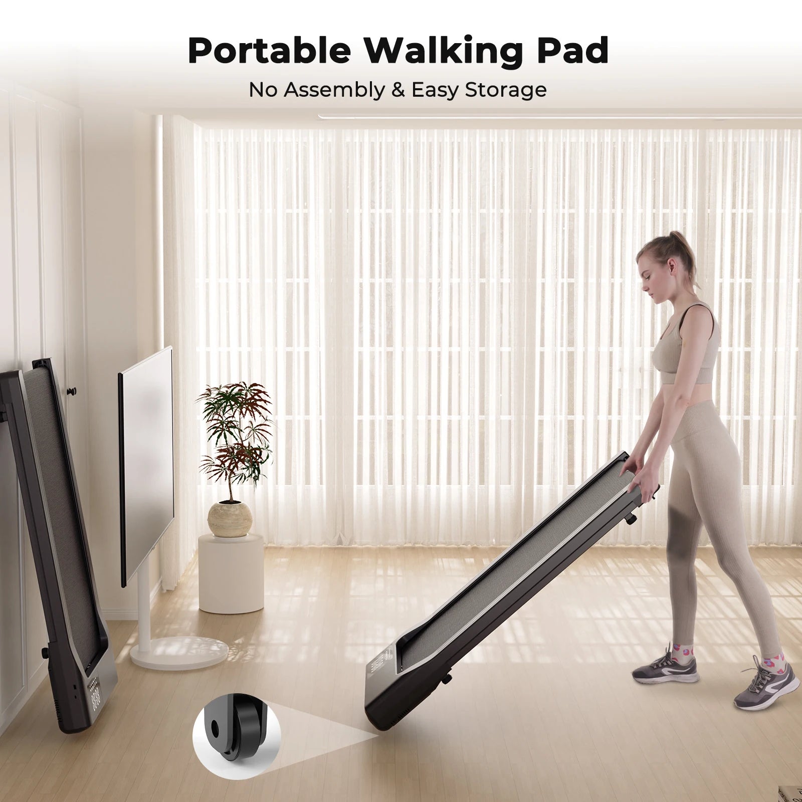 Treadmill 2in1 Treadmills for HomeRemote Control LCD Display Adjustable Speed