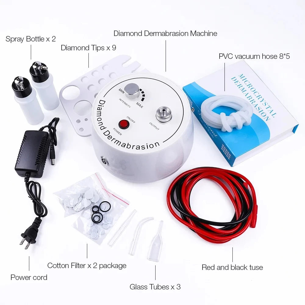 3-in-1 Diamond Microdermabrasion Machine – Facial Exfoliation