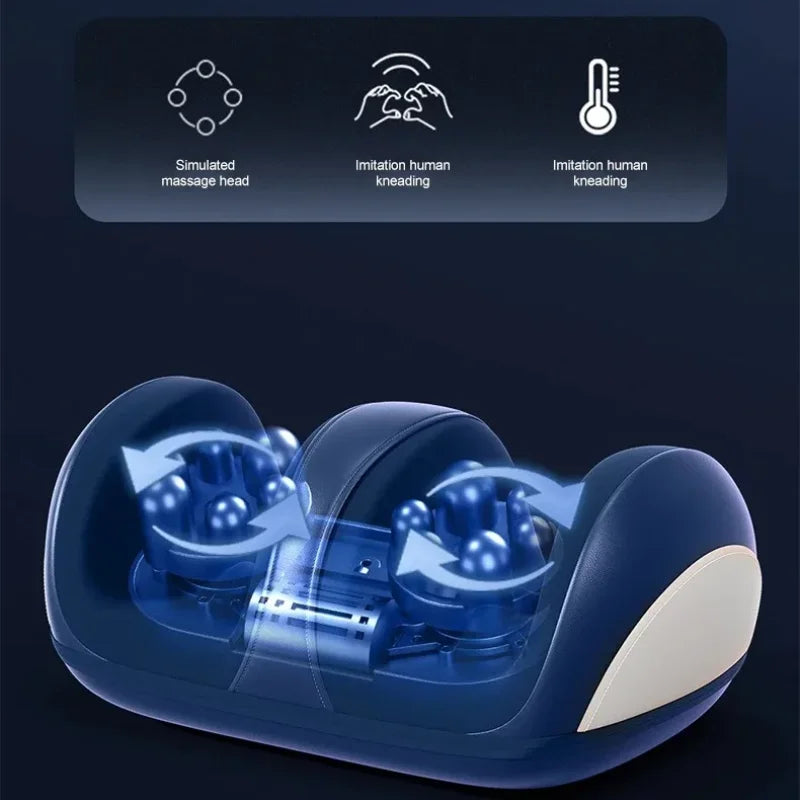 Foot Massager Hot Compress Shiatsu Kneading Leg Roller Kneading Calf Deep