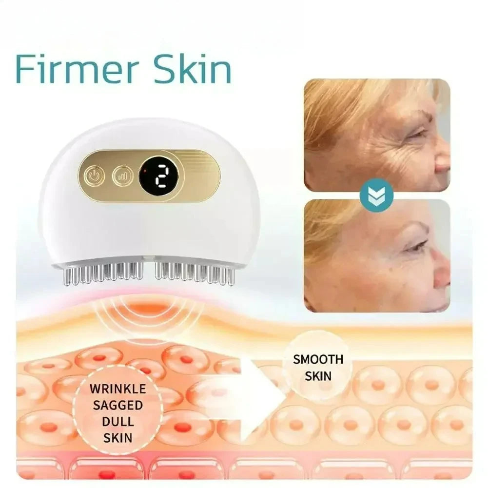 Electric Vibration Face & Neck Massager for Skin Firming, Lifting