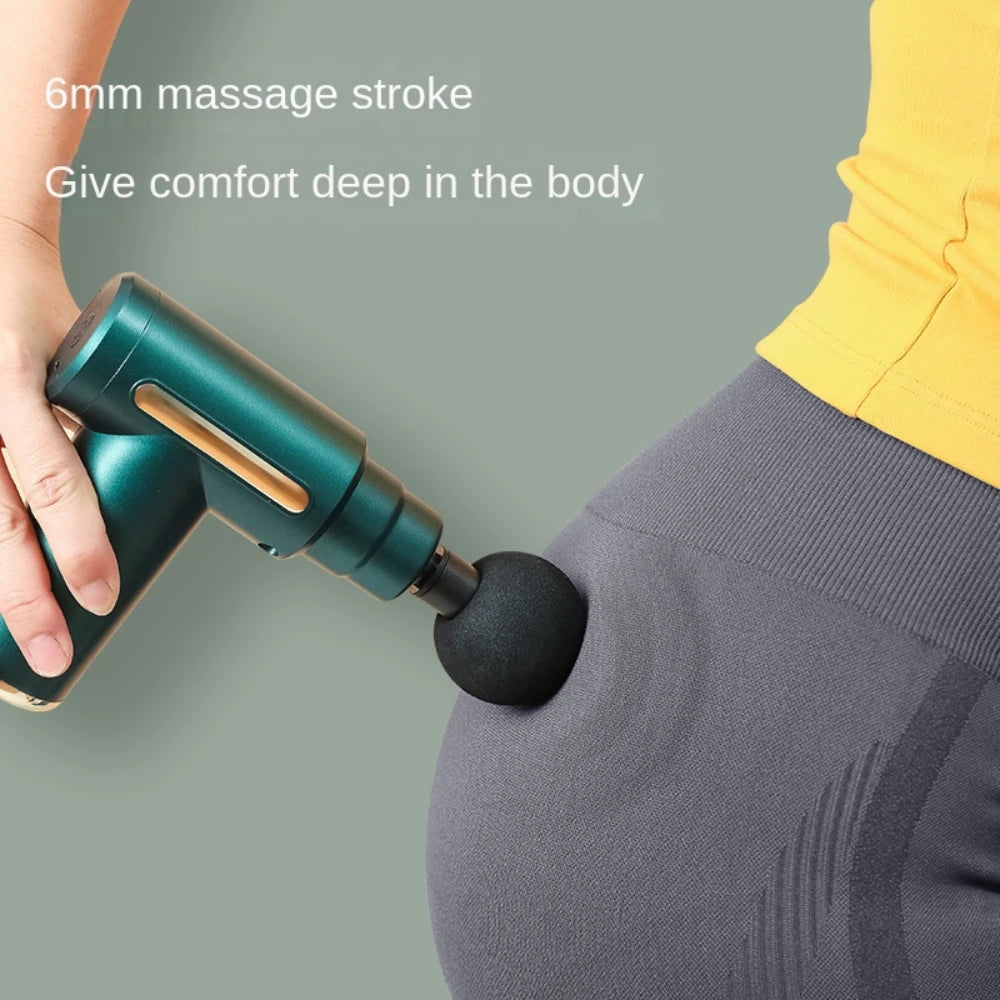 Multifunctional fascia gun massager instrument portable muscle massage