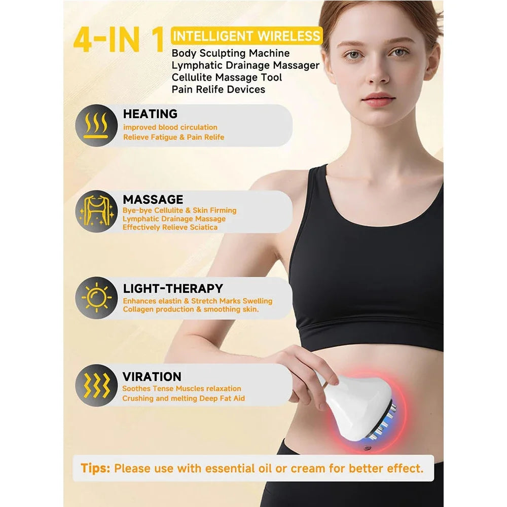 Shaping Massage Brush With Infrared Heating