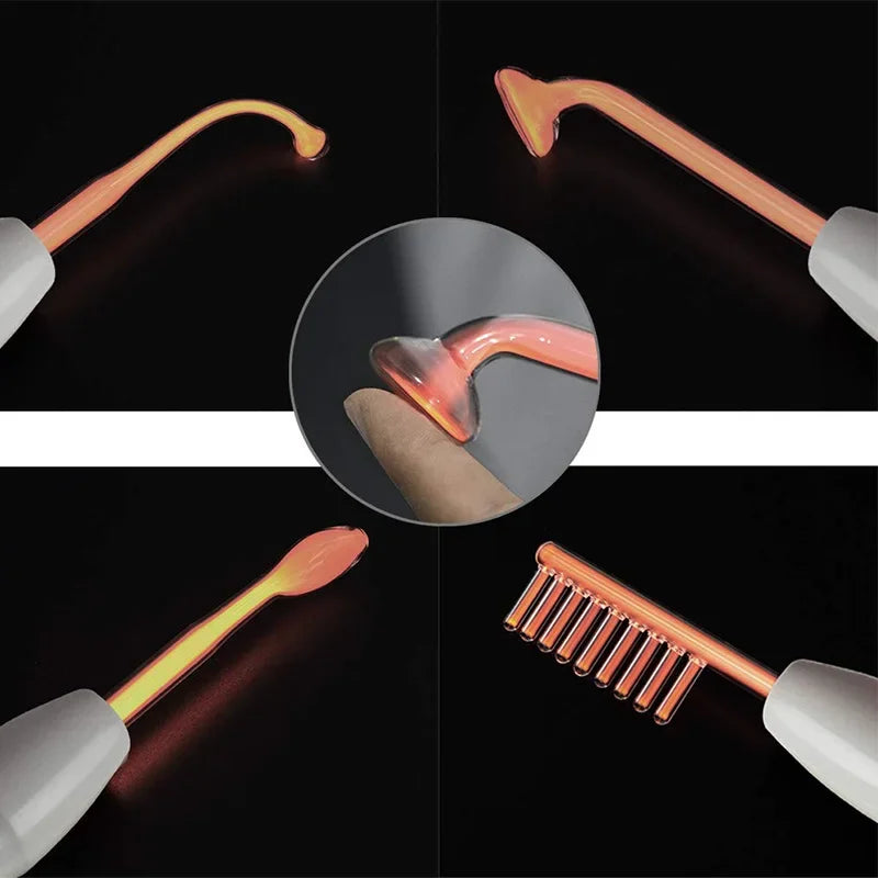 High Frequency 5 in 1  Handheld  Facial Skin Therapy Wand