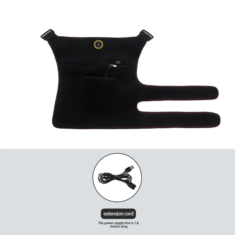 Hip Thigh Massager - 3-Gear Heat & Vibration, Relieves Muscle Soreness