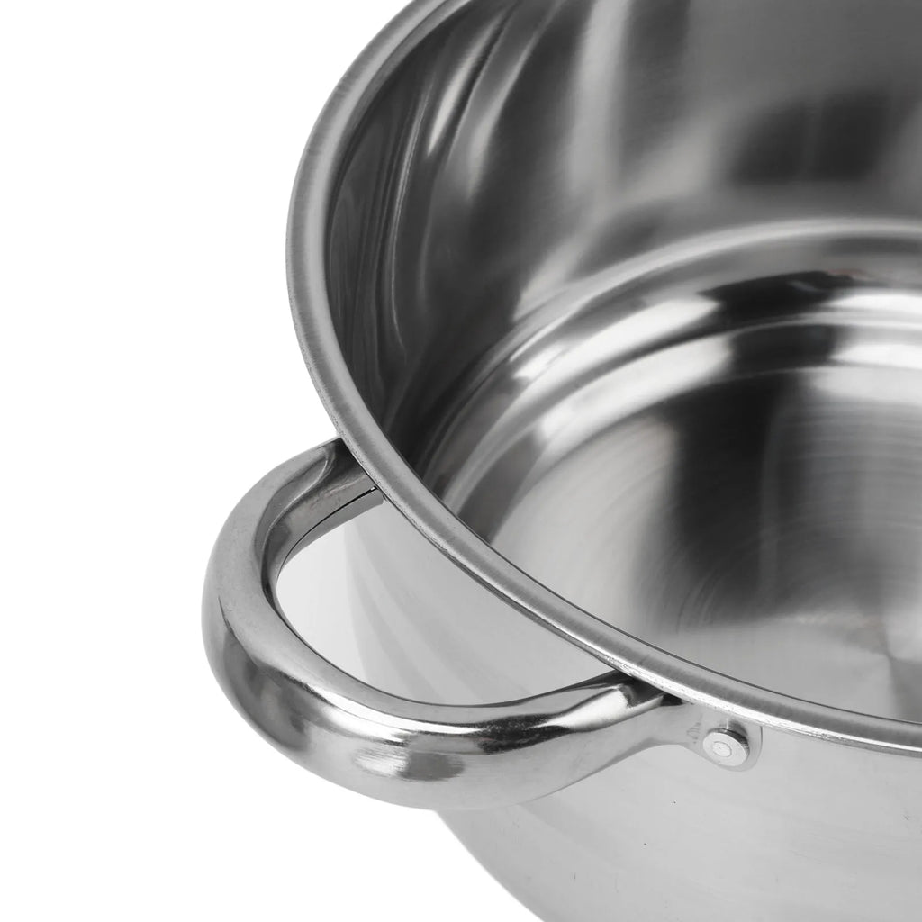 Stainless Steel Cookware Set Kitchen Cookware Set Stainless Steel Pots Pans Set with Soup Pot Saute Pan Lids for Home Cooking