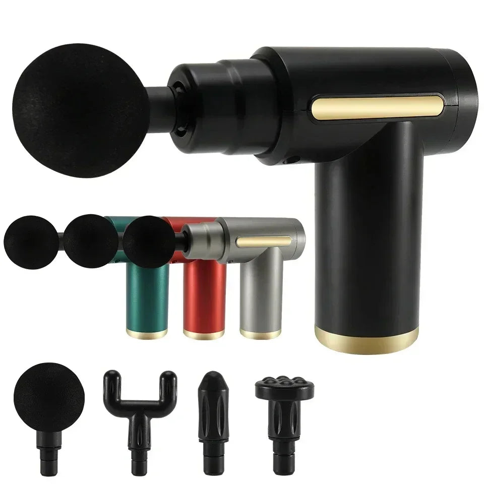 Multifunctional fascia gun massager instrument portable muscle massage