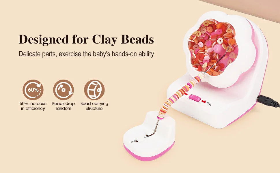 Bead Spinner Automatic Bracelet Beading Machine Jewelry Making Device Electric