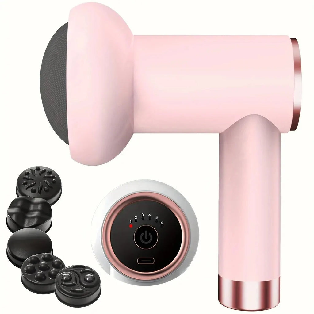 Body Massager, Home Massage Stick With 5 Massage Heads,