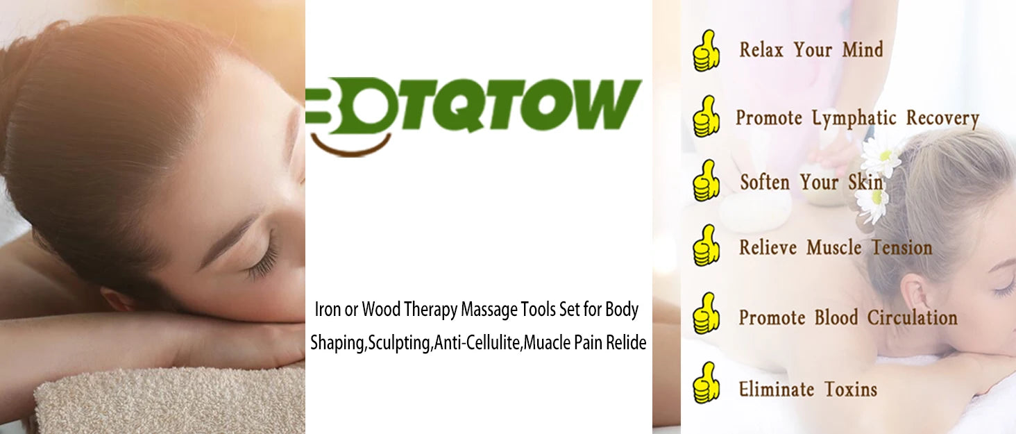 Wood Therapy Massage Tool for Body Sculpting – Wooden Lymphatic Drainage Massager for Cellulite Reduction
