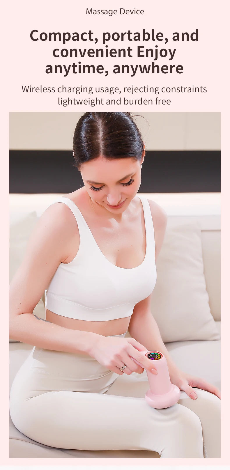 Cordless Electric Body Sculpting Massager – Handheld Cellulite & Muscle Relief Device
