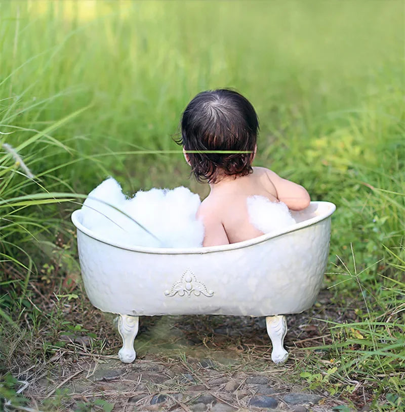 Photography Props Newborn  Baby Photo Props Wrought Iron Bathtub