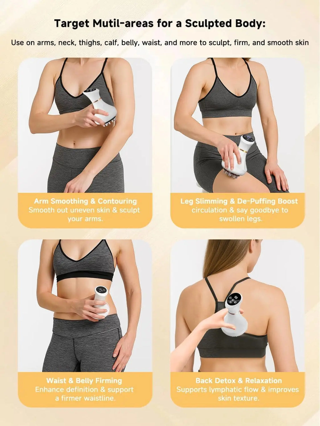 Shaping Massage Brush With Infrared Heating