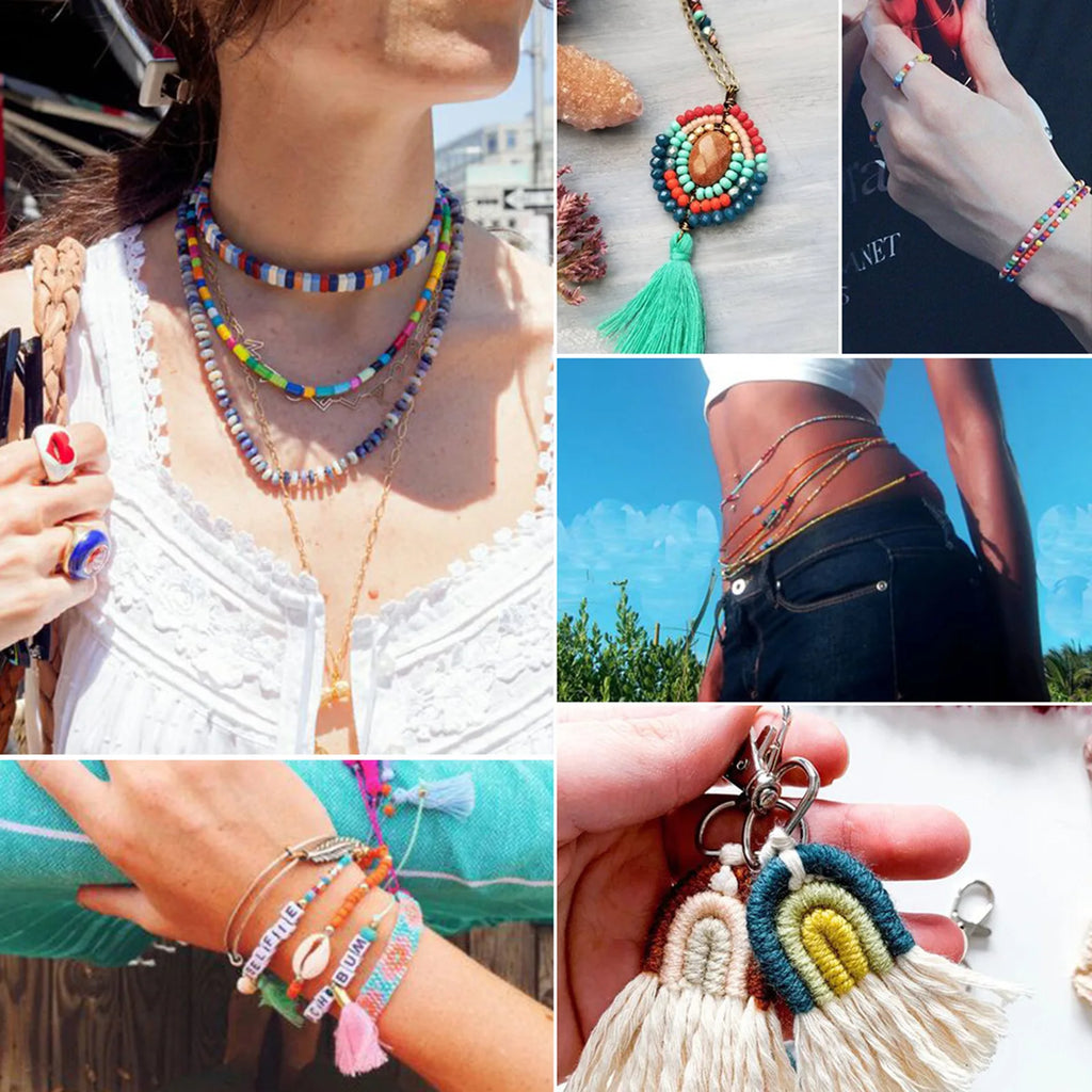 Jewelry Making Kit – Beads, Charms & Tools for Necklaces, Bracelets, Keychains,