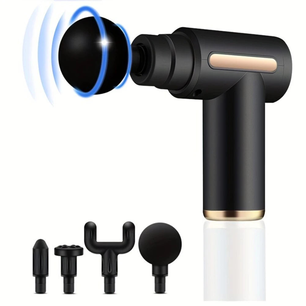Multifunctional fascia gun massager instrument portable muscle massage