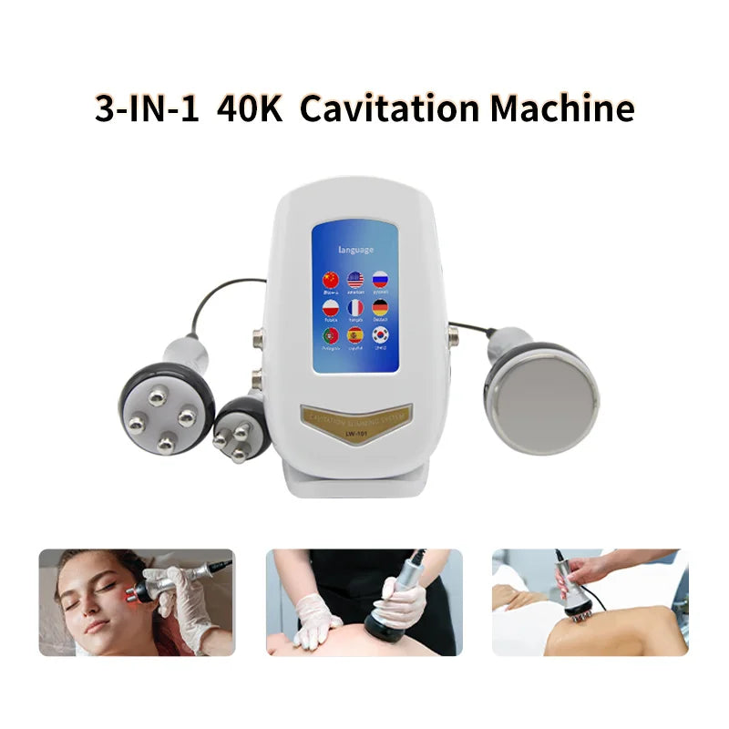 RF Body Massager Machine 3-in-1 40K