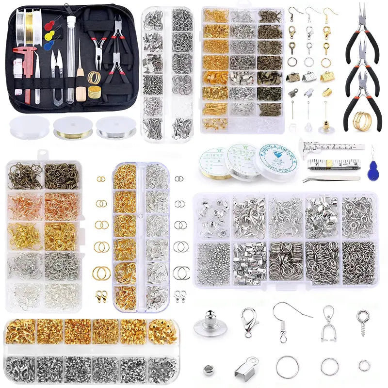 Jewelry Making Supplies Kit with Jewelry Making Tools Earring Charms Jewelry Wires