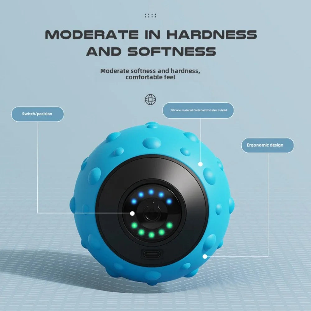 Vibrating Massage Ball Electric Fascia Ball for Foot and Back Muscle