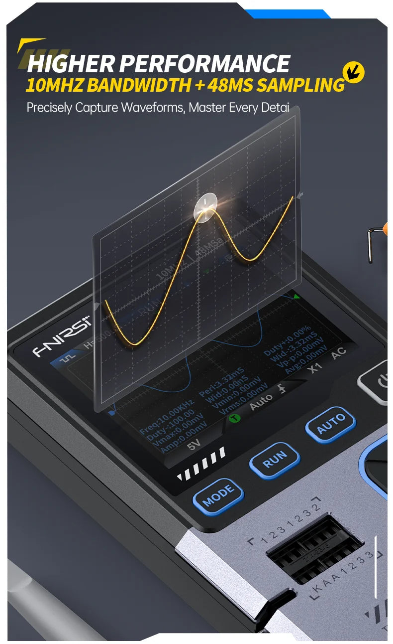 Digital Oscilloscope DSO-TC4 Upgrade 3 in 1  10MHz 48Ms/s Transistor Tester