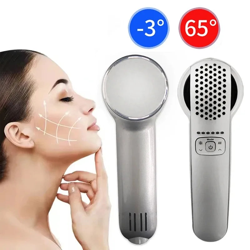 Facial Skin Care Hot and Cold Handheld Hammer Therapy Skin Rejuvenation Device
