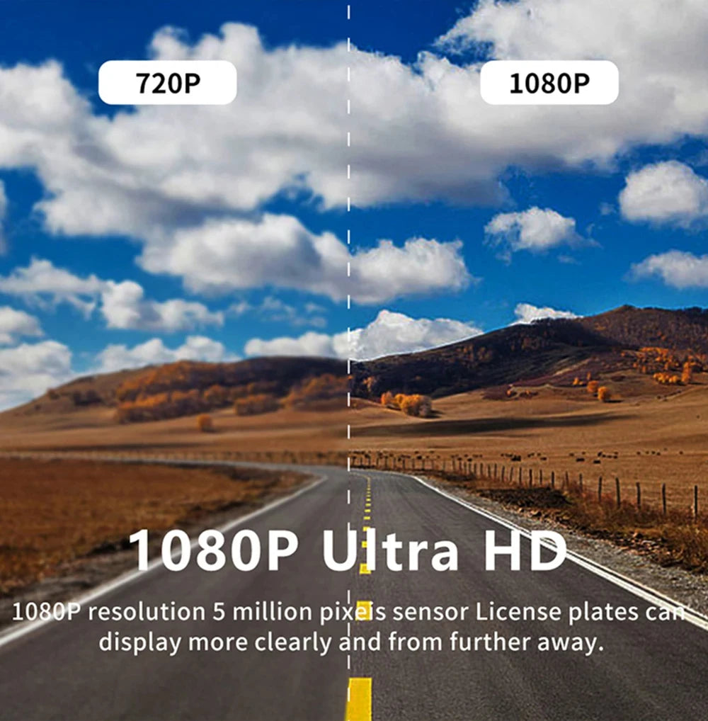 Dash Cam Front and Inside with WiFi 1080P Dual  – Car Camera with IR Night Vision,