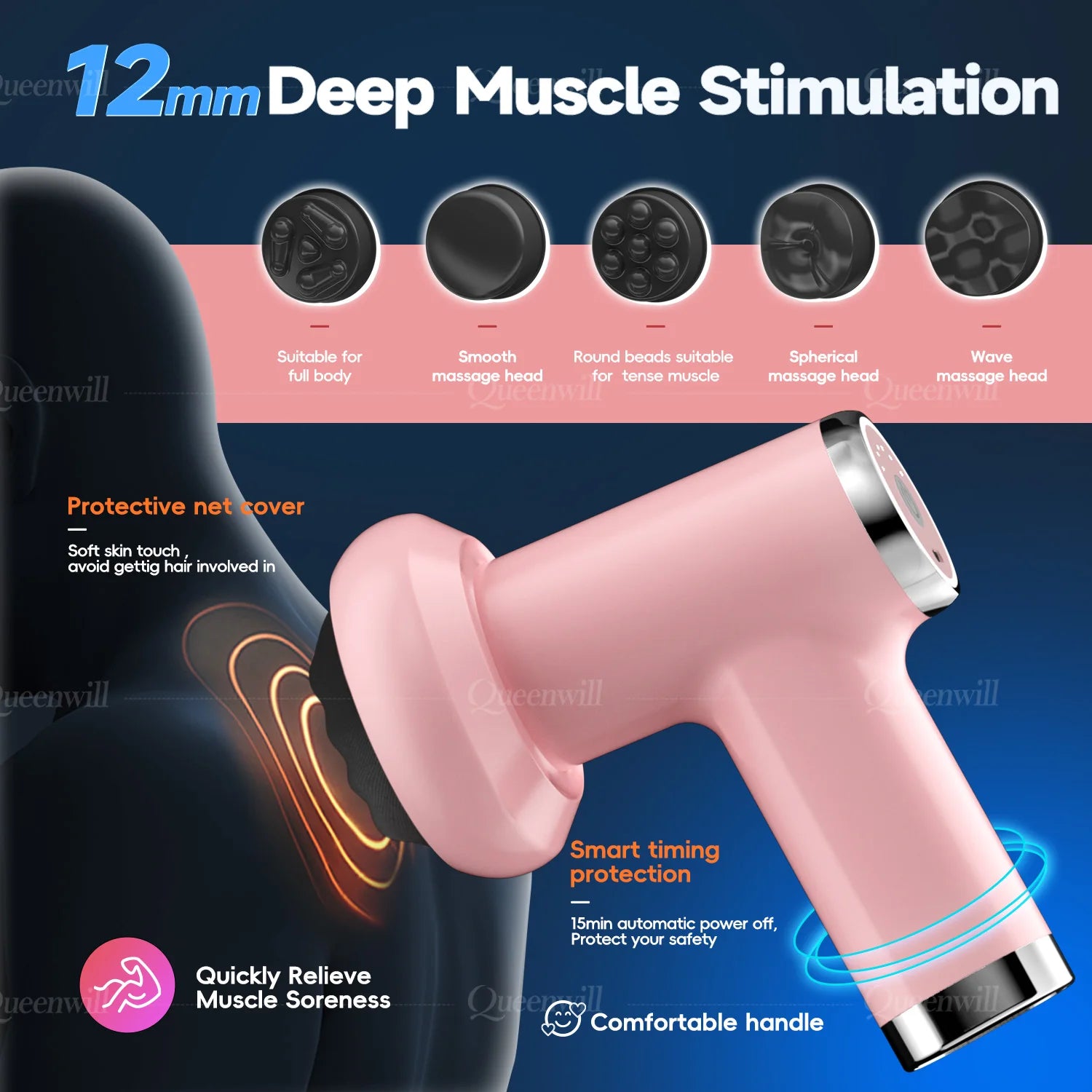 Vibration massage Protable body shaping Deep Muscle Relaxation