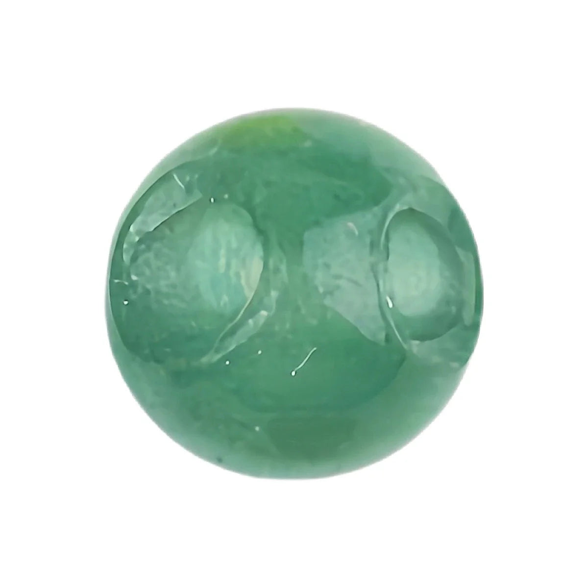Natural Gemstone 10MM Button Round Beads Drilled 2.0mm Edge-hole  10 PCS