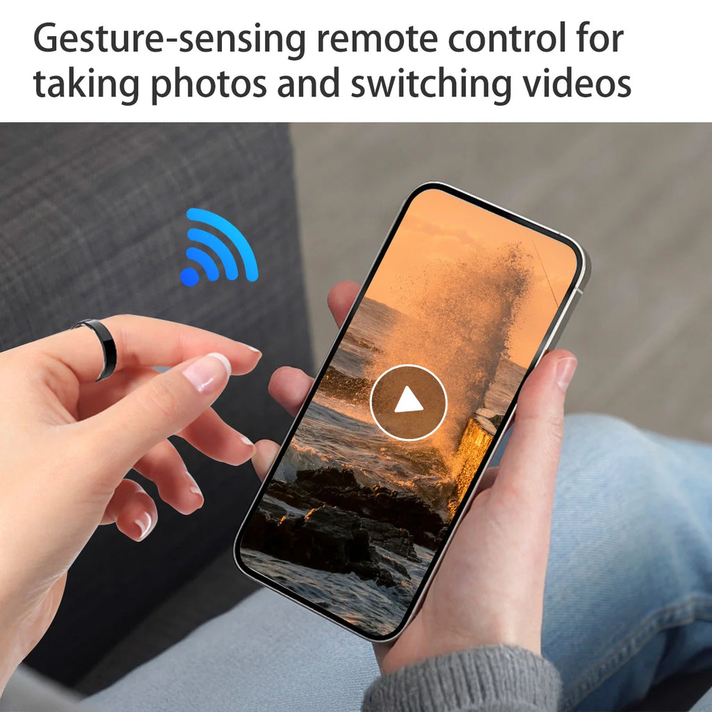 Smart Ring Bluetooth Call Heart Rate Blood Pressure Monitor 5ATM Waterproof Health Ring Men Women
