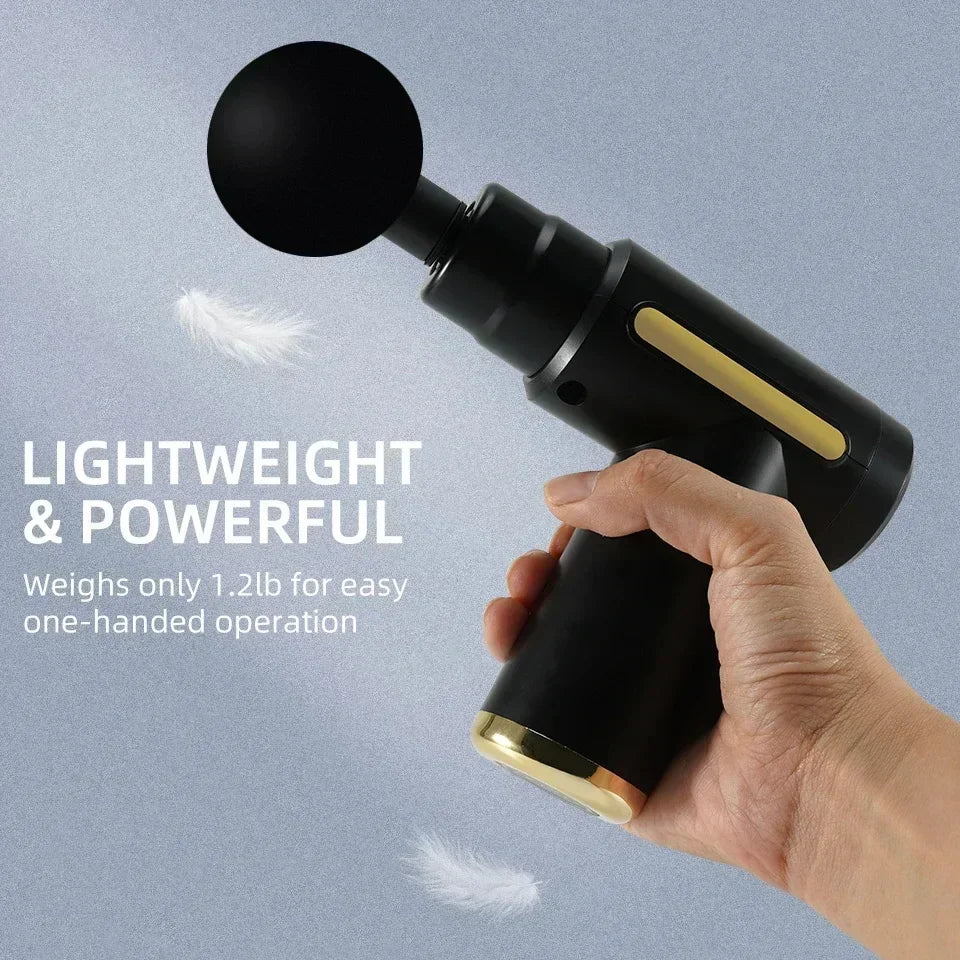 Multifunctional fascia gun massager instrument portable muscle massage