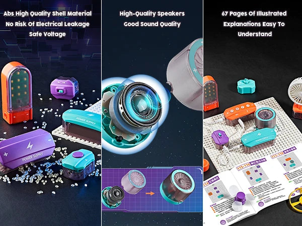 DIY Electronics Exploration Kit 150+ Science for Kids 6+