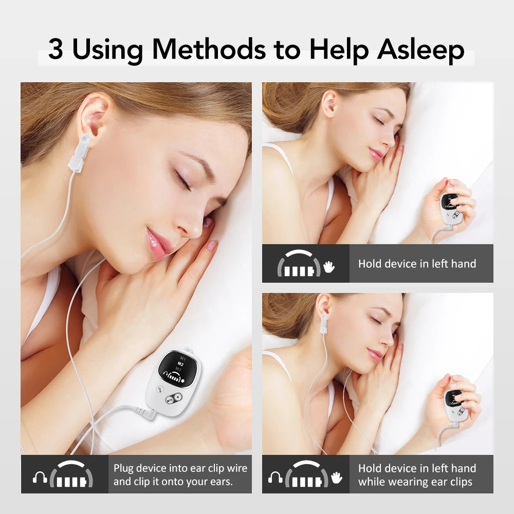 Sleep Aid Device Palm Pulse Massager for Stress Anxiety