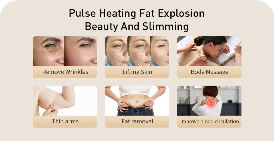 RF Body Massager Machine 3-in-1 40K