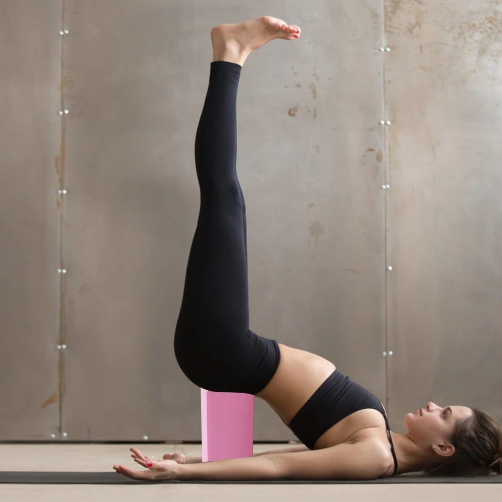 Yoga Building Blocks Cubes Pilates Bricks Reinforcement Sports