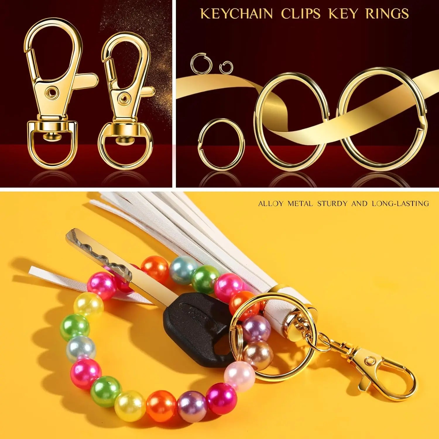 Jewelry Making Supplies for DIY Key chain Making