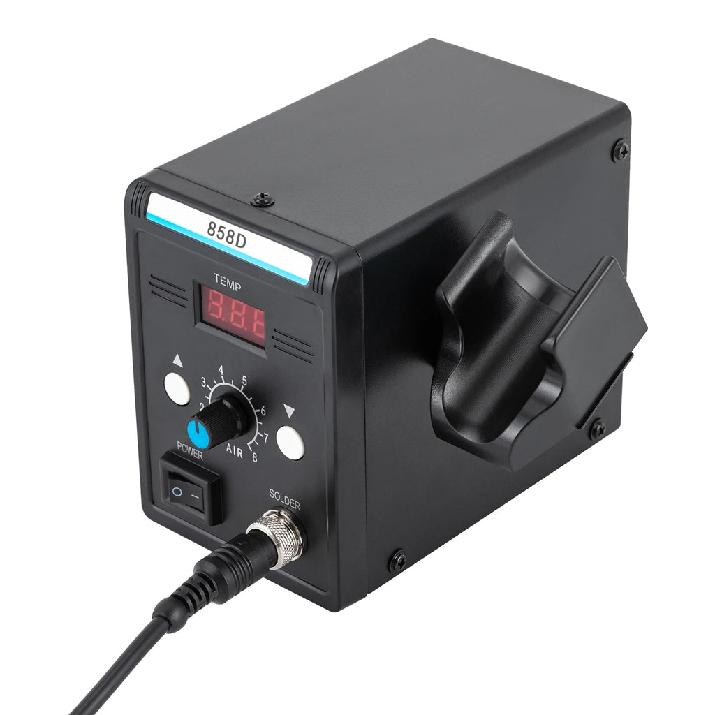 Rework Station for Electronics Repairing Desoldering Welding, 220V SMD 858D Hot Air