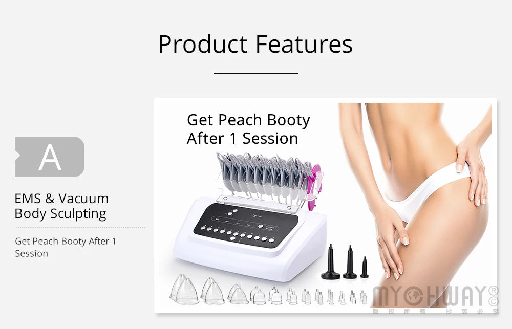 Muscle Stimulation Vacuum Therapy Body Enhancement Machine