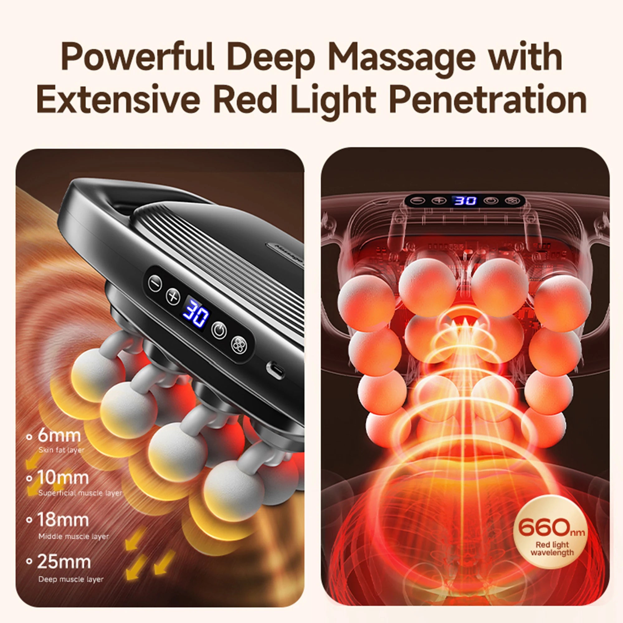 Massager Gun Set Deep Tissue Body Fitness Muscle Electric Relax Massager 16 Heads