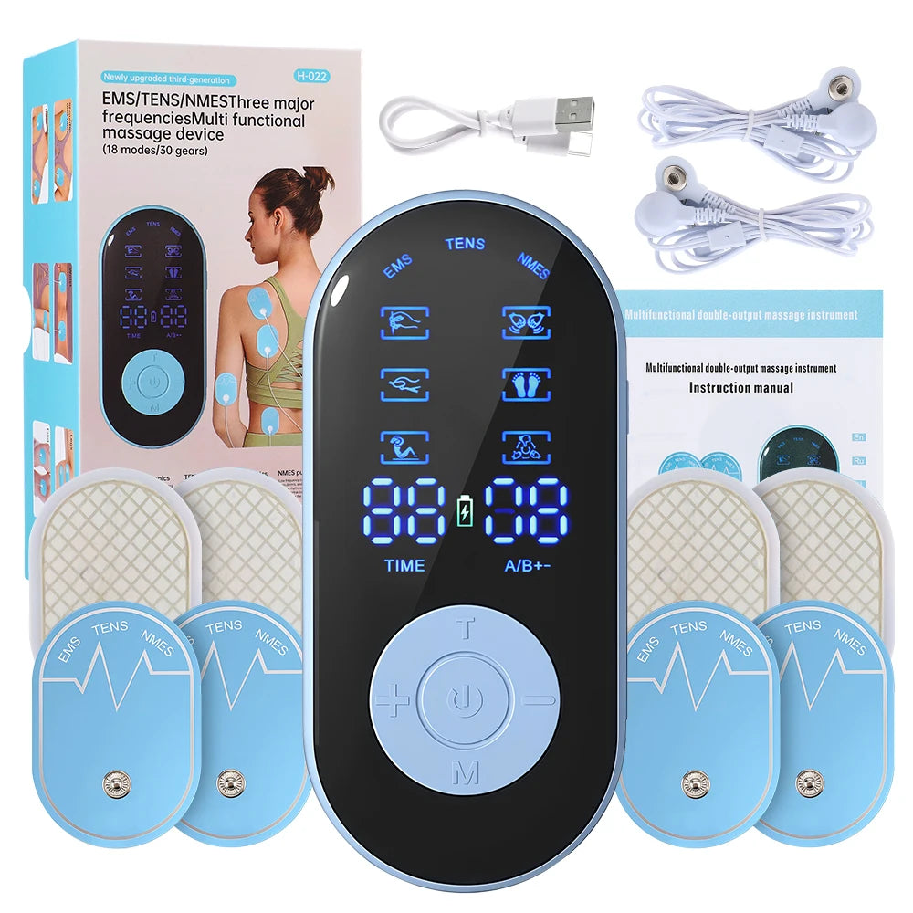 Tens Muscle Stimulator Electric EMS Body Massage Digital Therapy