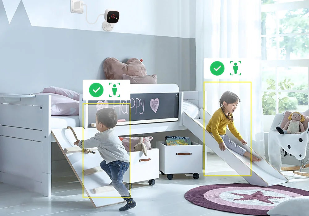 Outdoor/Indoor Security Cameras 2K HD Wireless WiFi Color Night Vision IP66 Waterproof Pet Dog Cat Baby Monitor Camera